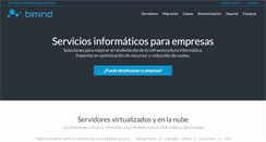 Desktop Screenshot of bimind.es