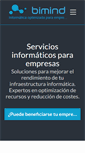Mobile Screenshot of bimind.es